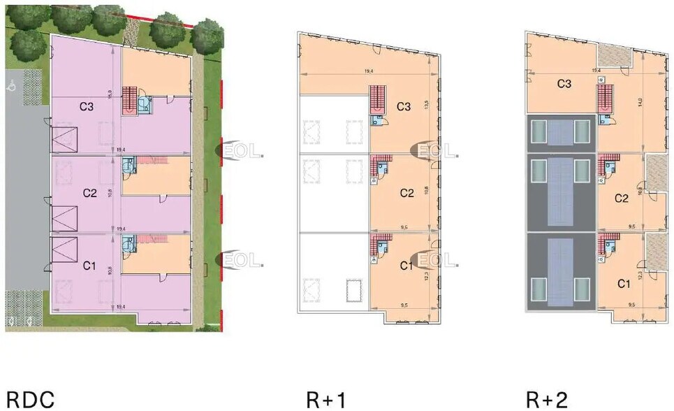Local d’activités dans Argenteuil à louer - Plan d’étage – Image 3 sur 3