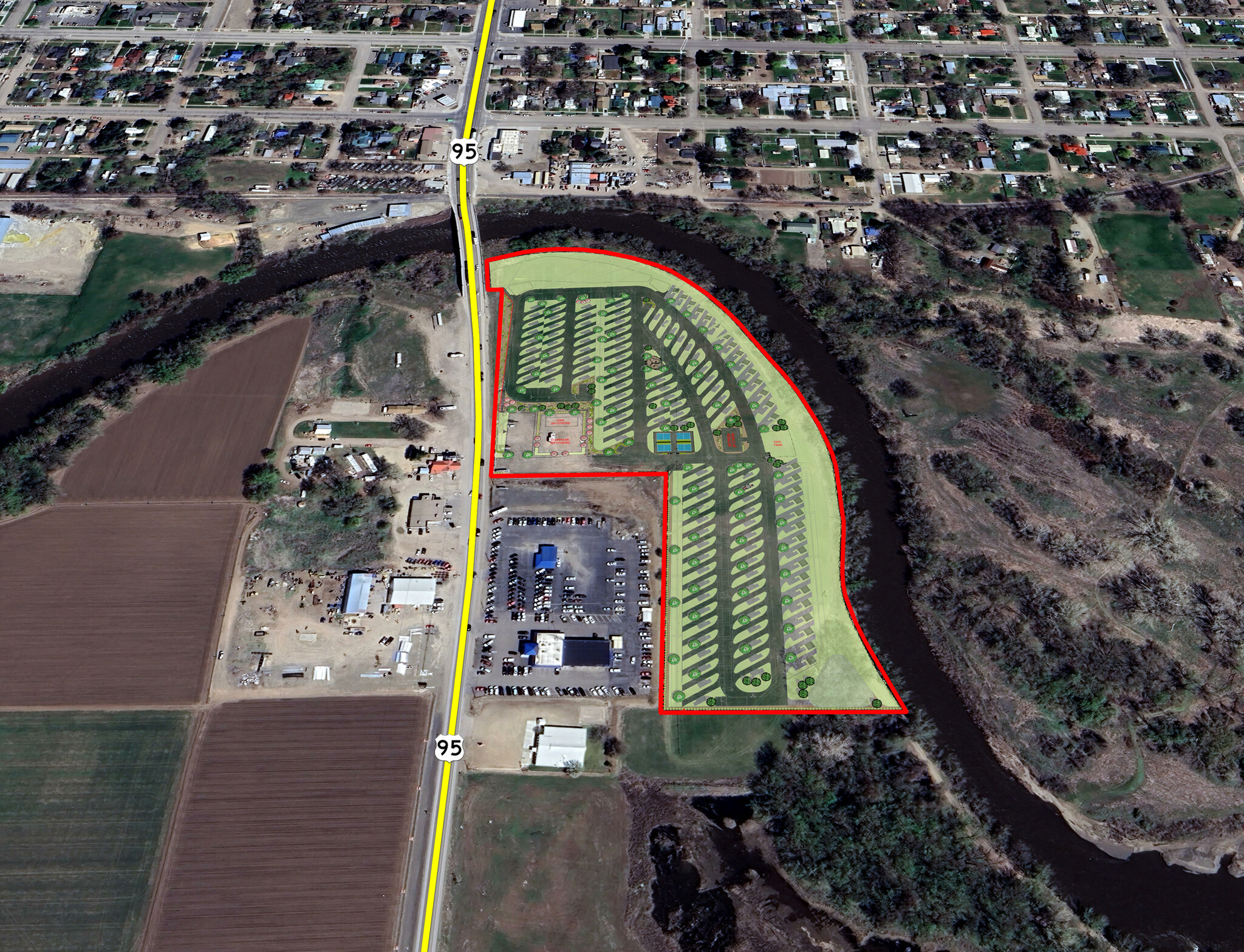 610 U.S. 95 Hwy, Weiser, ID à vendre Aérien– Image 1 sur 5