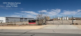 Plus de détails pour 15721 Montana Ave, El Paso, TX - Industriel/Logistique à vendre