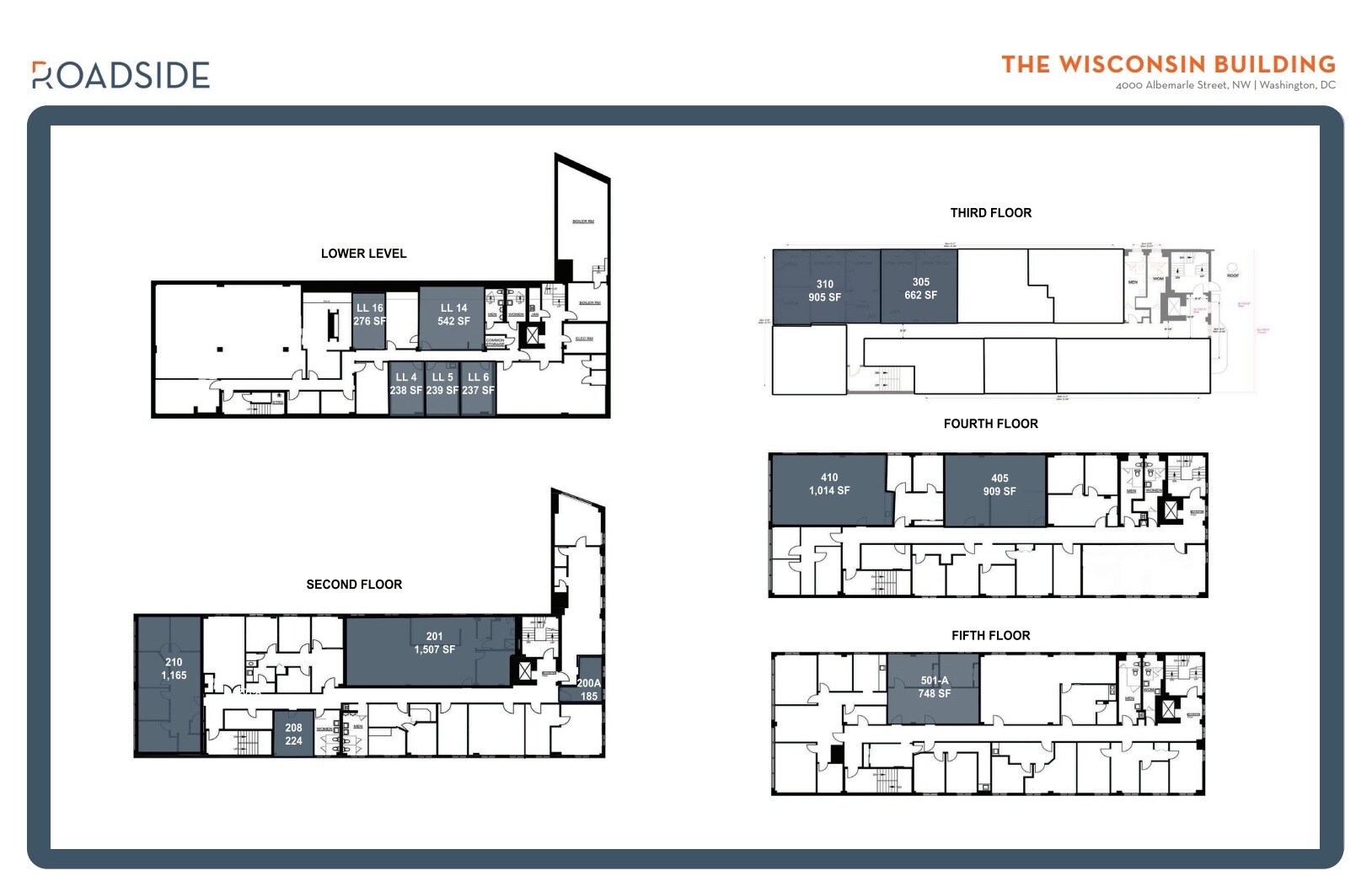 4000 Albemarle St NW, Washington, DC à louer Plan d’étage– Image 1 sur 1
