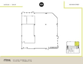 4201 Main St, Houston, TX à louer Plan d’étage– Image 1 sur 1