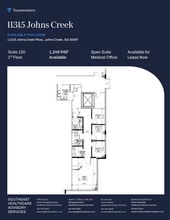 11315 Johns Creek Pky, Duluth, GA à louer Plan d’étage– Image 1 sur 1