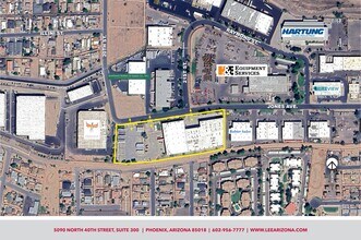 2021 E Jones Ave, Phoenix, AZ - Vue aérienne vue de carte