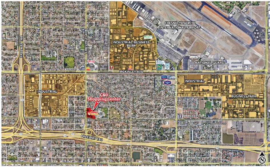 1180 Chestnut, Fresno, CA à louer - Photo de l’immeuble – Image 2 sur 3