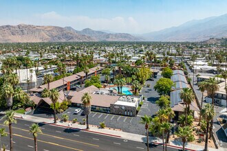 411 E Palm Canyon Dr, Palm Springs, CA - Vue aérienne vue de carte