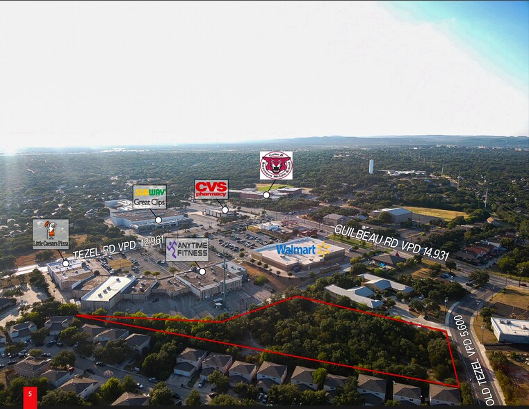 8185 Old Tezel Rd, San Antonio, TX à vendre - Aérien – Image 2 sur 12