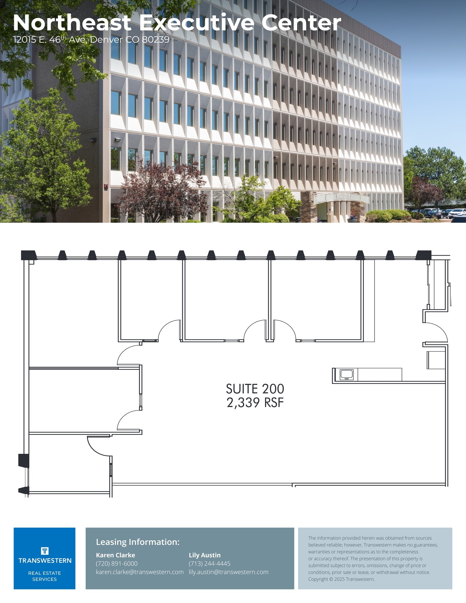12015 E 46th Ave, Denver, CO à louer Plan de site– Image 1 sur 1