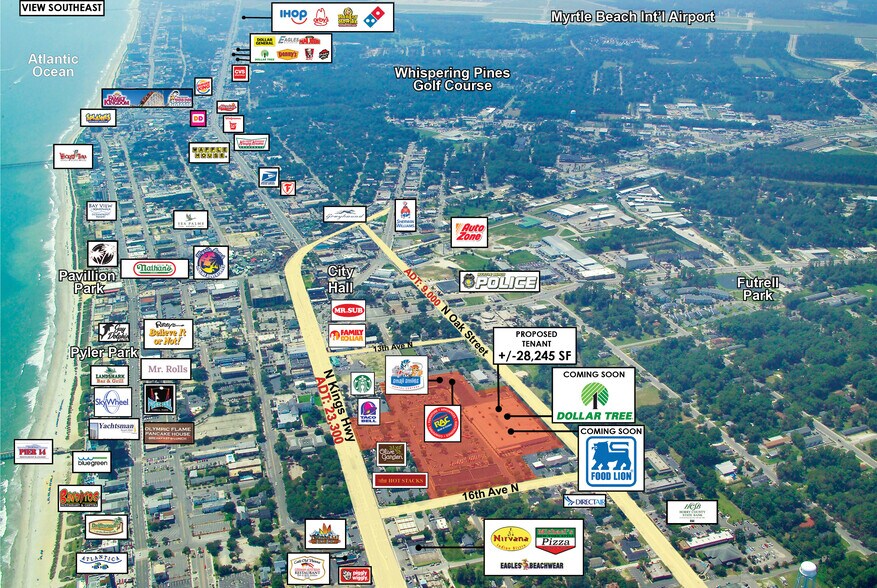 1403 N Kings Hwy, Myrtle Beach, SC à louer - Photo de l’immeuble – Image 3 sur 13