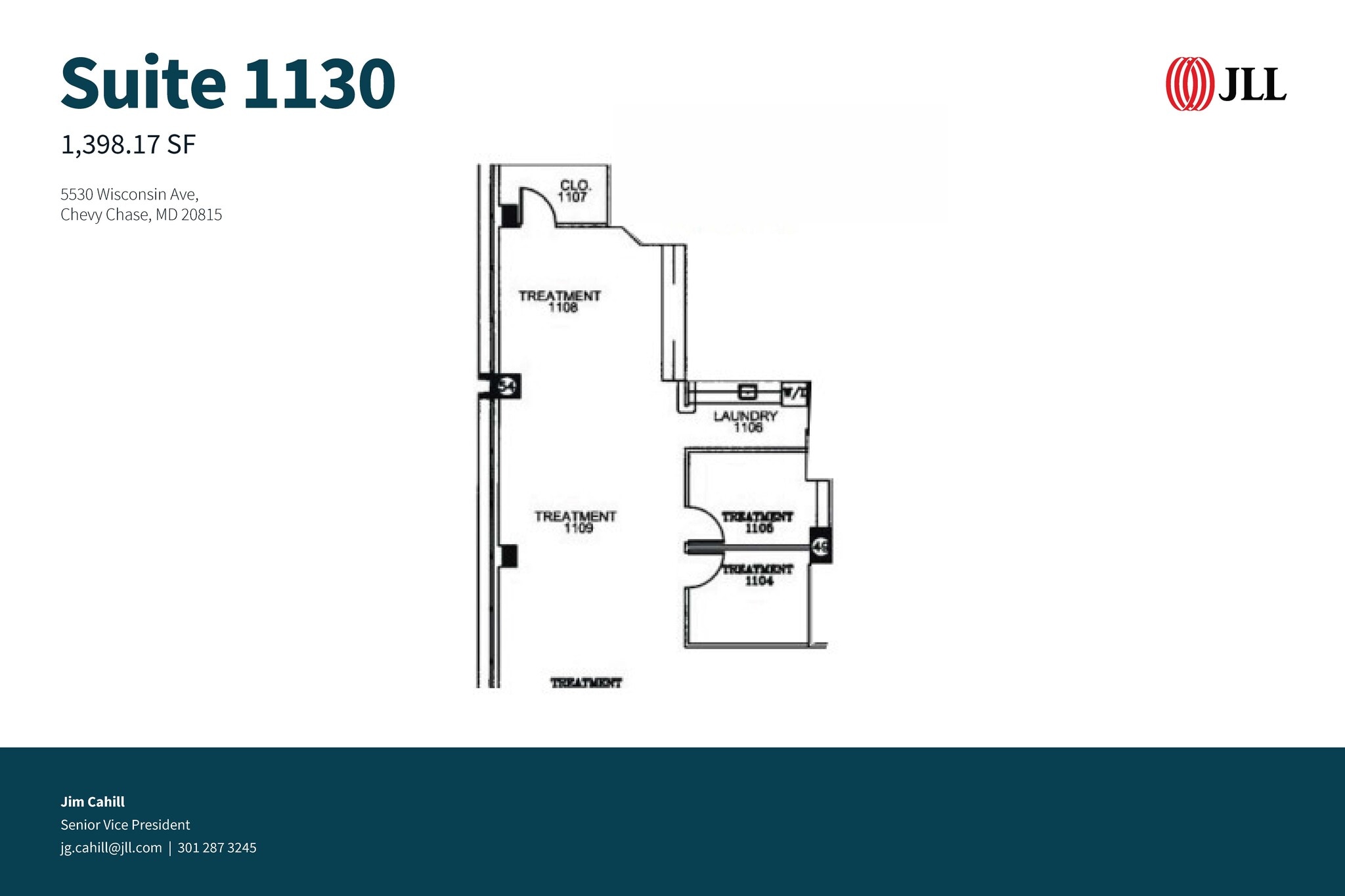5530 Wisconsin Ave, Chevy Chase, MD à louer Plan d’étage– Image 1 sur 1