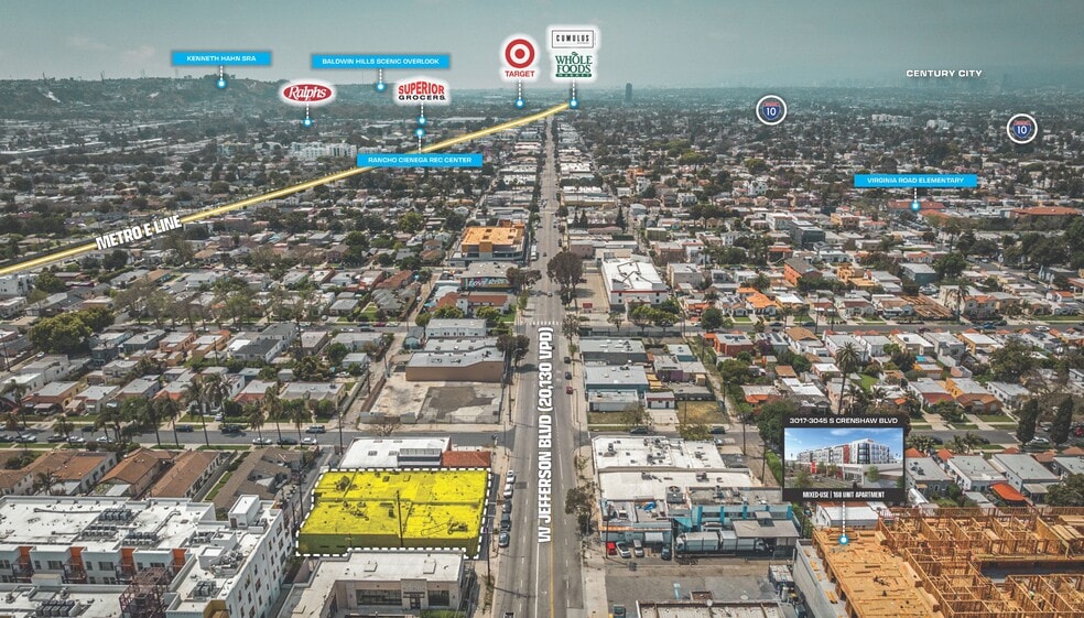 3612-3620 W Jefferson Blvd, Los Angeles, CA à vendre - Aérien – Image 2 sur 14