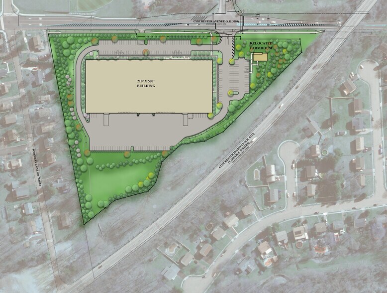 4800 Chichester Ave, Upper Chichester, PA à louer - Plan de site – Image 2 sur 2