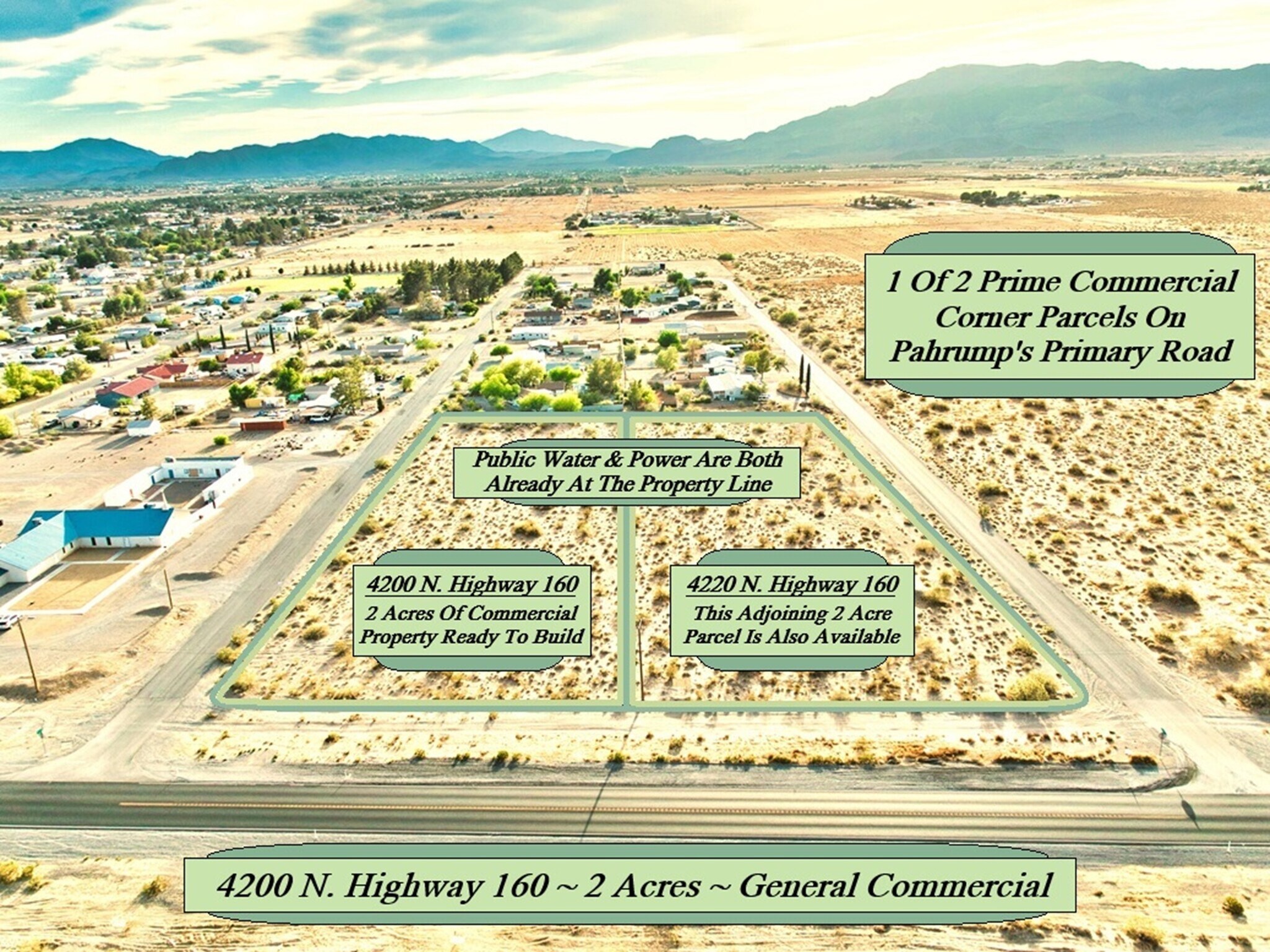 4200 N. Highway 160, Pahrump, NV à vendre Aérien– Image 1 sur 14
