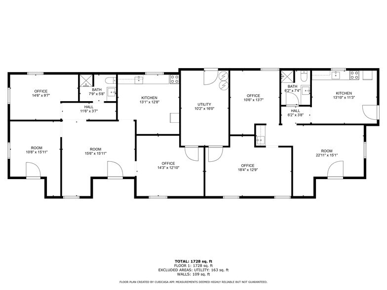 1102 W McDowell Rd, Phoenix, AZ à louer - Plan d’étage – Image 2 sur 10
