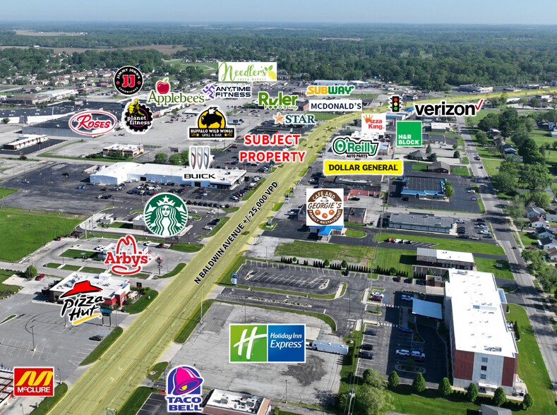 1121 N Baldwin Ave, Marion, IN à louer - Photo de l’immeuble – Image 3 sur 3
