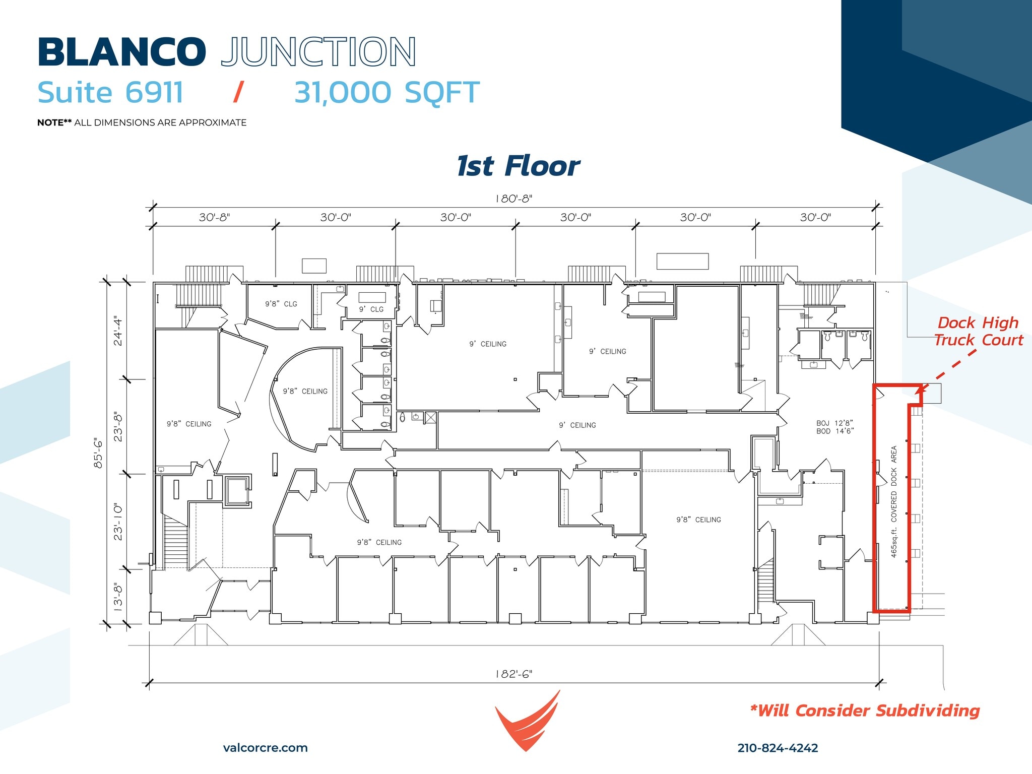 6900-6999 Blanco Rd, San Antonio, TX à louer Plan de site– Image 1 sur 1