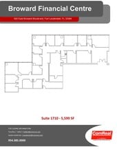 500 E Broward Blvd, Fort Lauderdale, FL à louer Plan d’étage– Image 1 sur 1
