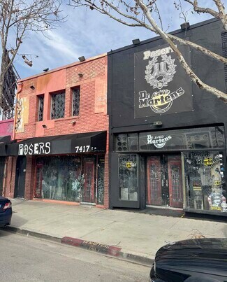 Plus de détails pour 7415-7417 Melrose Ave, Los Angeles, CA - Local commercial à vendre