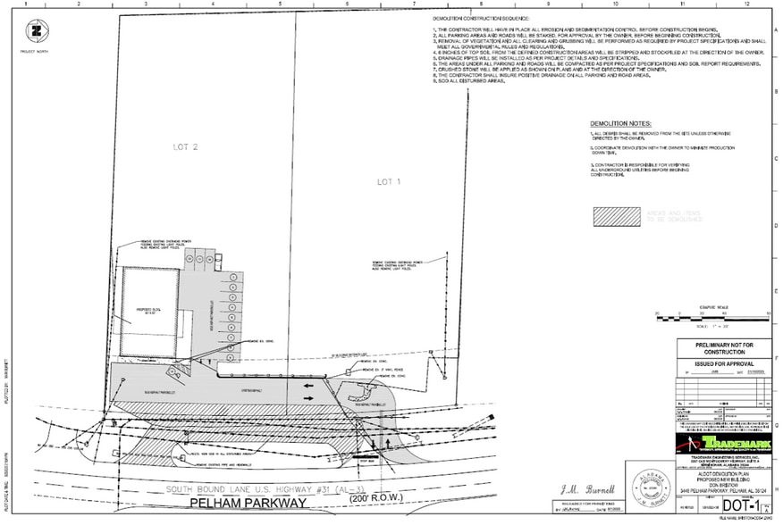 3446 Pelham Pky, Pelham, AL à vendre - Plan de site – Image 2 sur 2