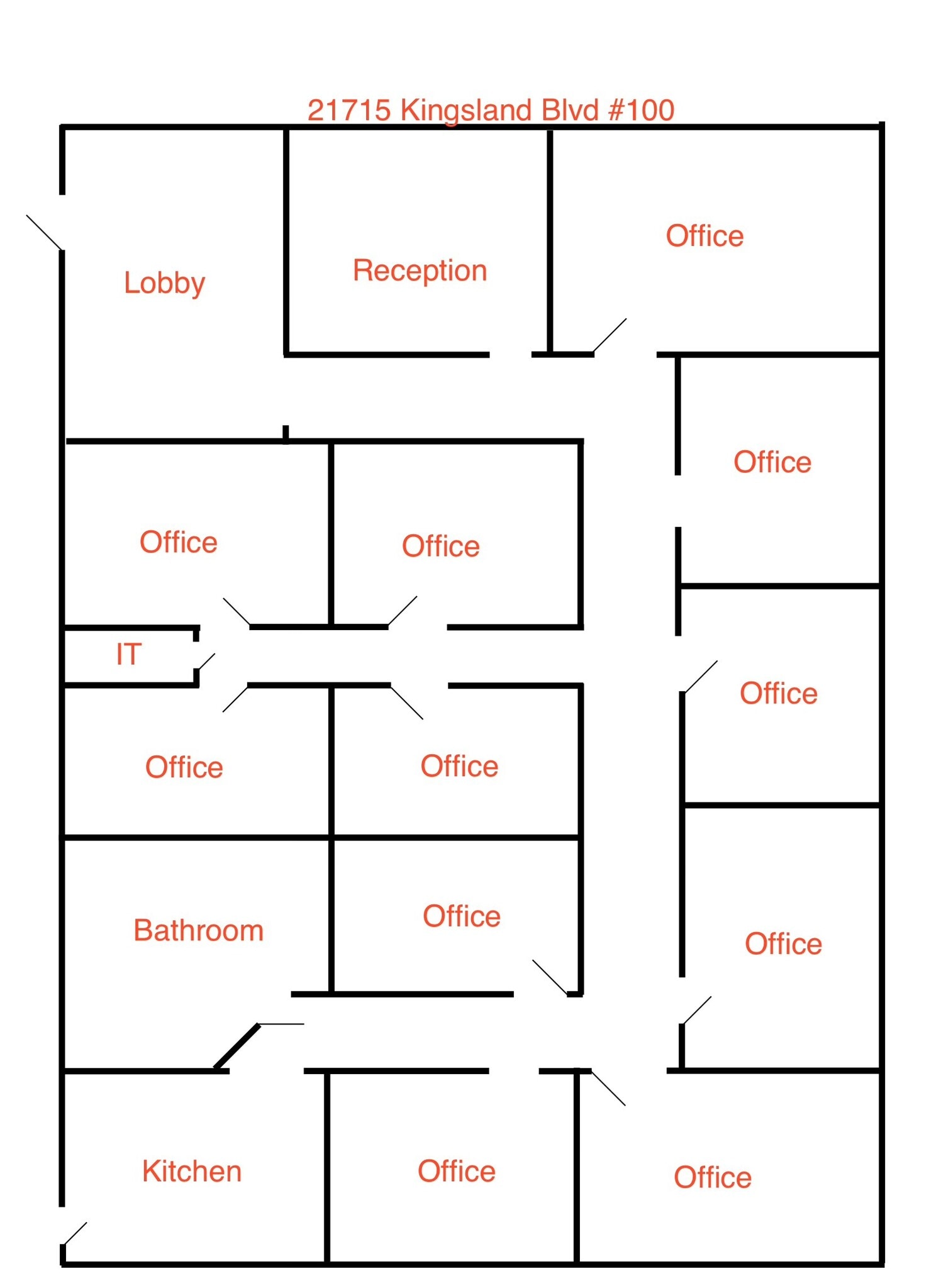 21715 Kingsland Blvd, Katy, TX à louer Plan d’étage– Image 1 sur 16