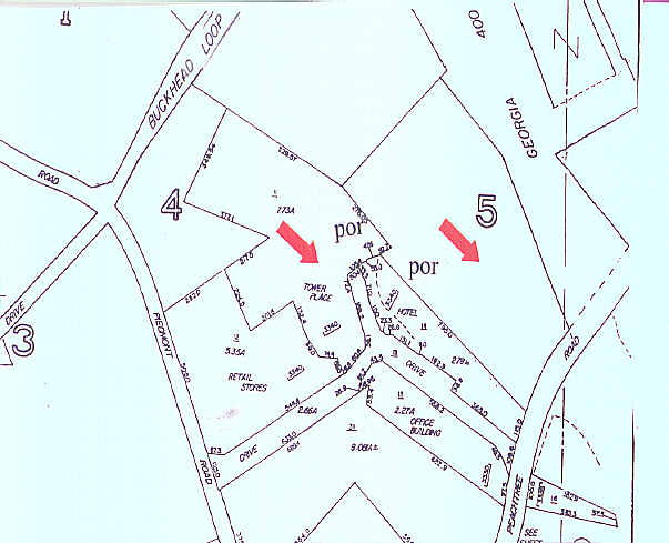 3400 Peachtree Rd NE, Atlanta, GA à louer - Plan cadastral – Image 2 sur 7