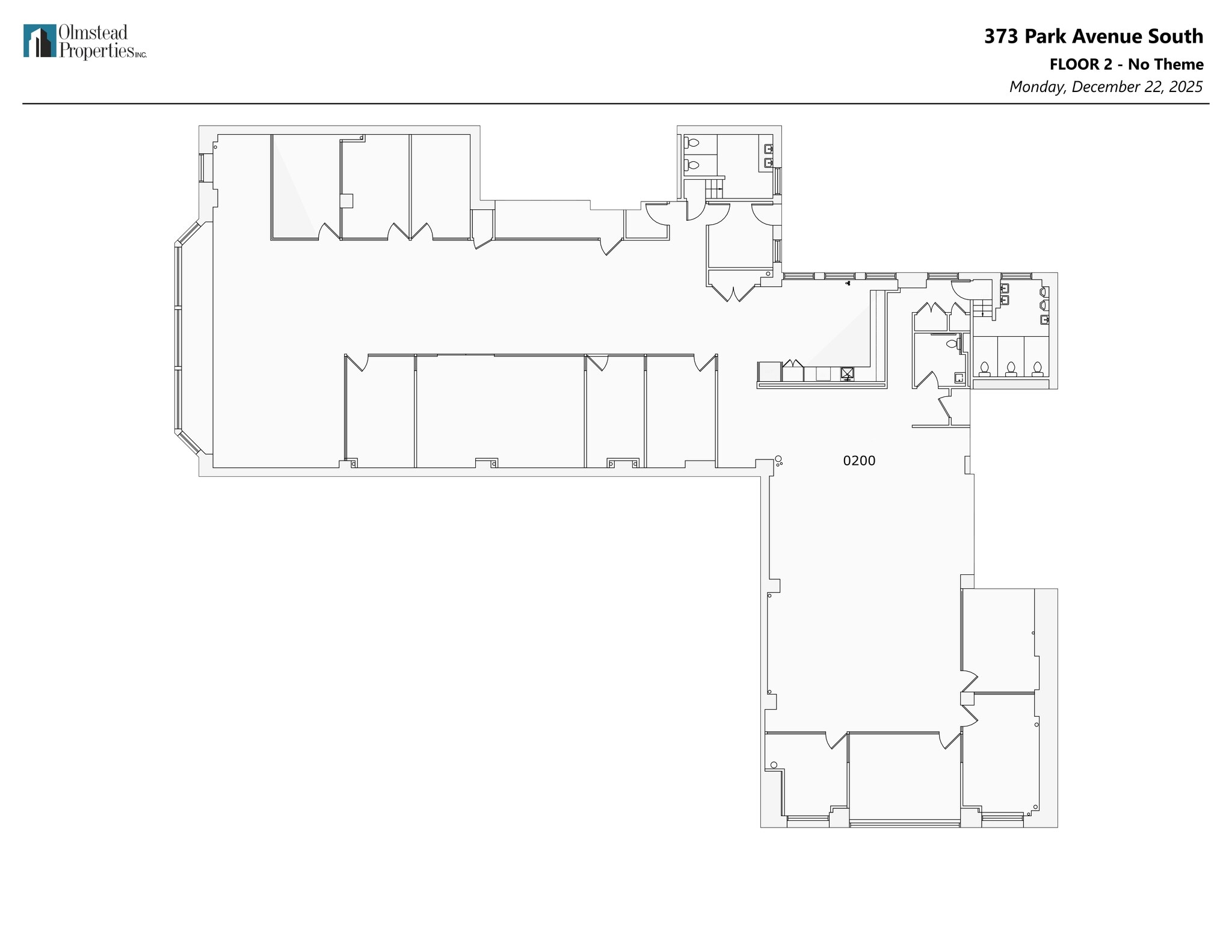 373 Park Ave S, New York, NY à louer Plan de site– Image 1 sur 7