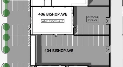 406 Bishop Ave, Richardson, TX à louer Plan de site– Image 1 sur 1