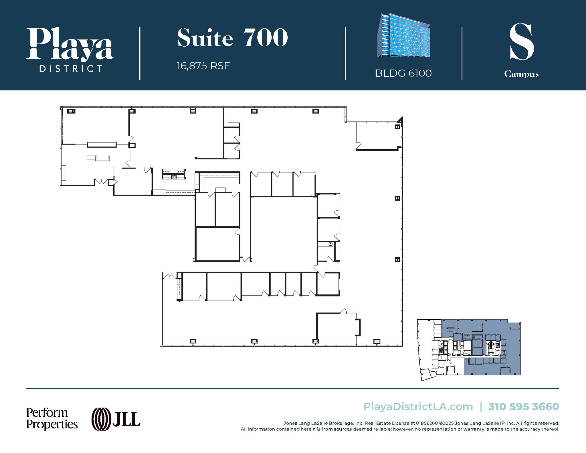 6100 Center Dr, Los Angeles, CA à louer Plan d’étage– Image 1 sur 1