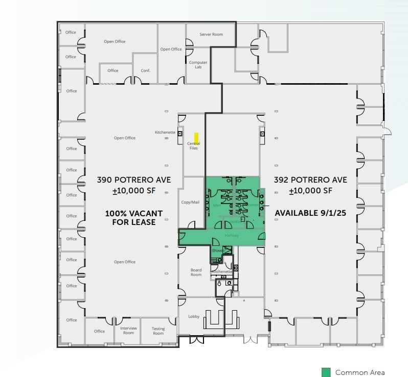 390-392 Potrero Ave, Sunnyvale, CA à vendre Plan d’étage– Image 1 sur 1