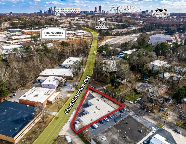 1388 Chattahoochee Ave, Atlanta, GA à louer - Photo de l’immeuble – Image 2 sur 10