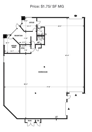 2375 Michael Faraday Dr, San Diego, CA à louer Plan d’étage– Image 1 sur 1