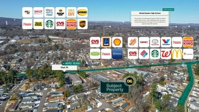 354 East St, Plainville, CT - Vue aérienne  vue de carte - Image1