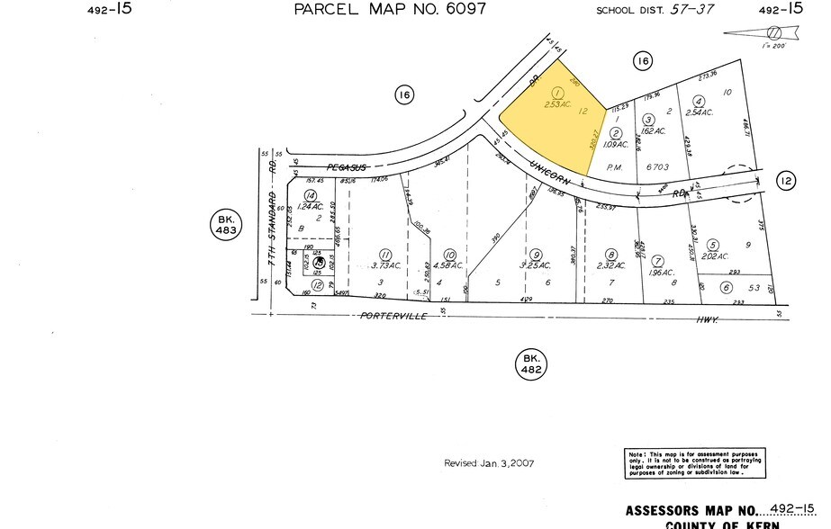 3701 Pegasus Dr, Bakersfield, CA à louer - Plan cadastral – Image 2 sur 27