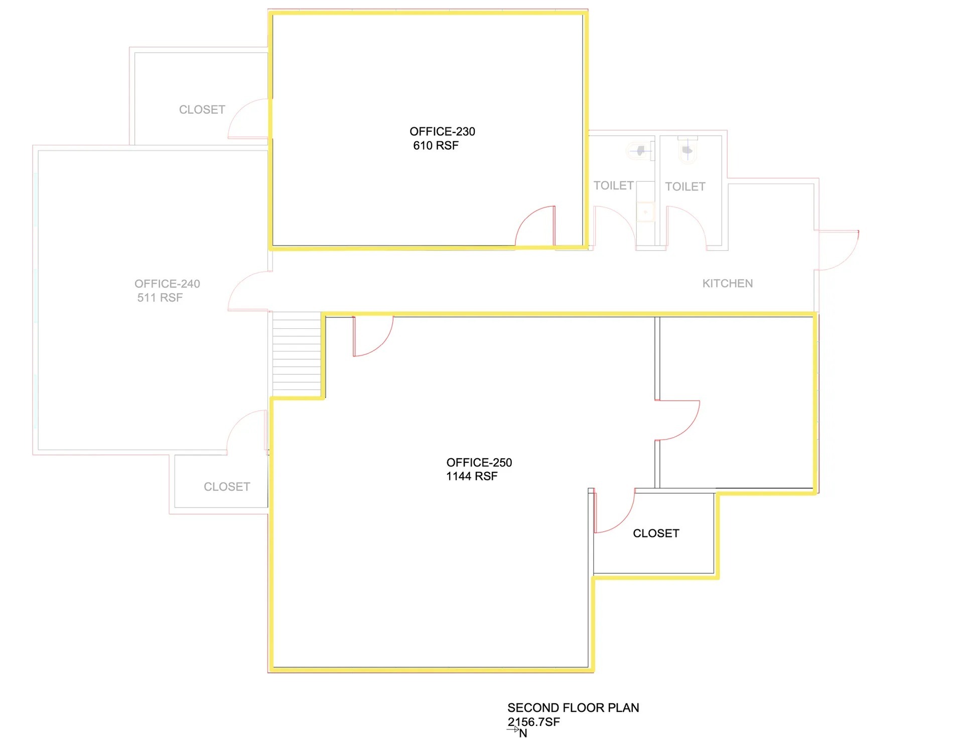 1721-1725 E Southlake Blvd, Southlake, TX à louer Plan d’étage– Image 1 sur 1
