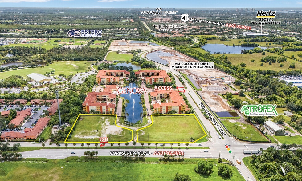 21510 Strada Nuova Cir, Estero, FL à vendre - Aérien – Image 2 sur 11