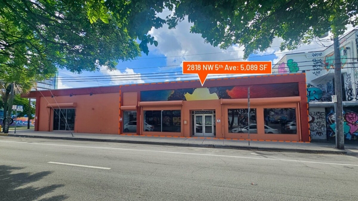 2800-2818 NW 5th Ave, Miami, FL à louer Photo de l’immeuble– Image 1 sur 12