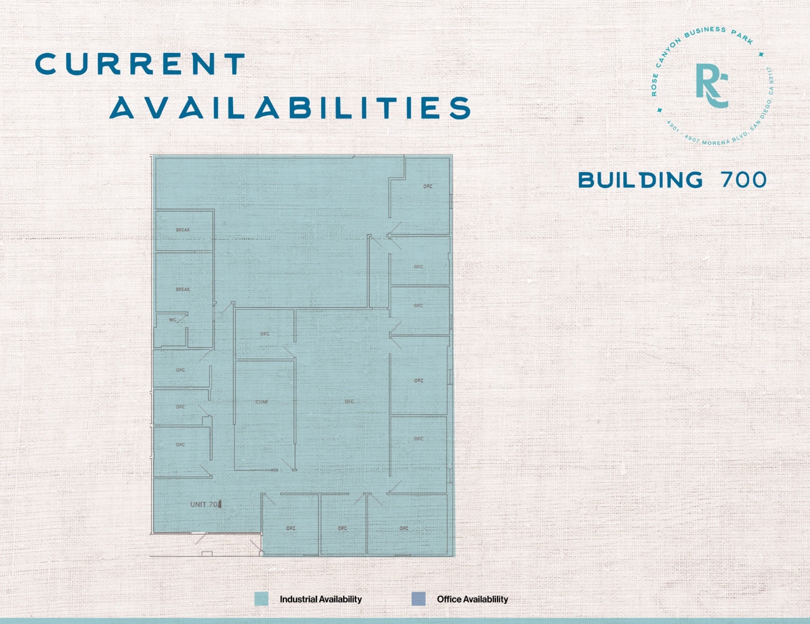 4901-4907 Morena Blvd, San Diego, CA à louer Plan d’étage– Image 1 sur 1