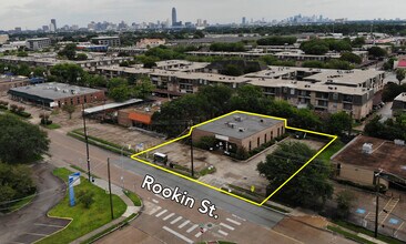 6677 Rookin St, Houston, TX - Vue aérienne vue de carte - Image1