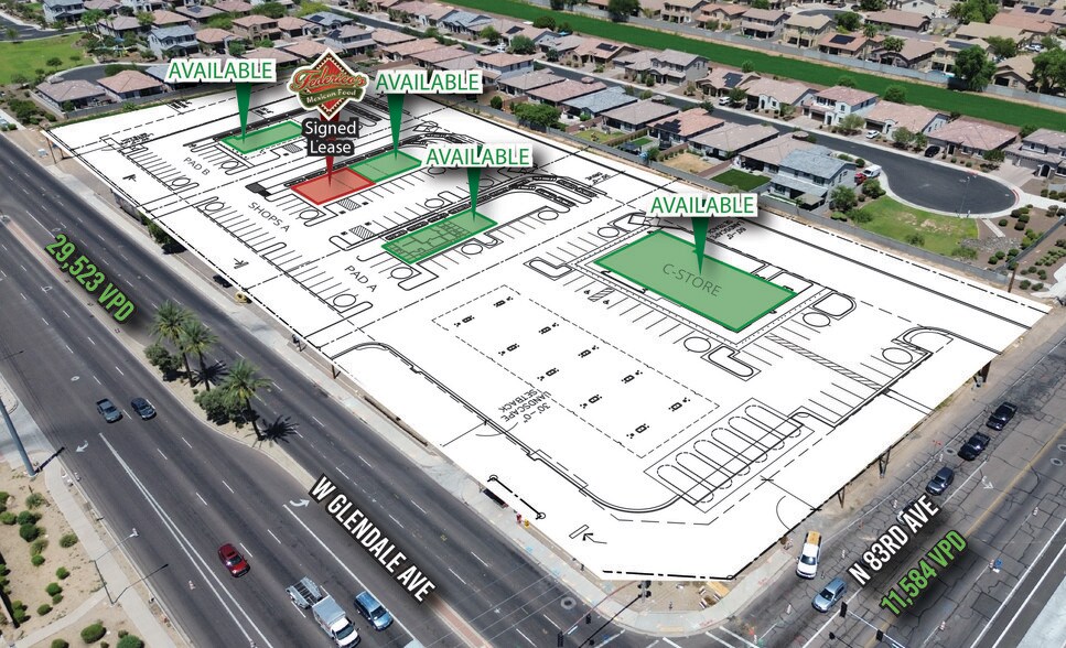 NWC 83rd Ave & Glendale Ave, Glendale, AZ à louer - Photo principale – Image 1 sur 1