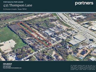 Plus de détails pour 435 Thompson ln, Austin, TX - Terrain à louer