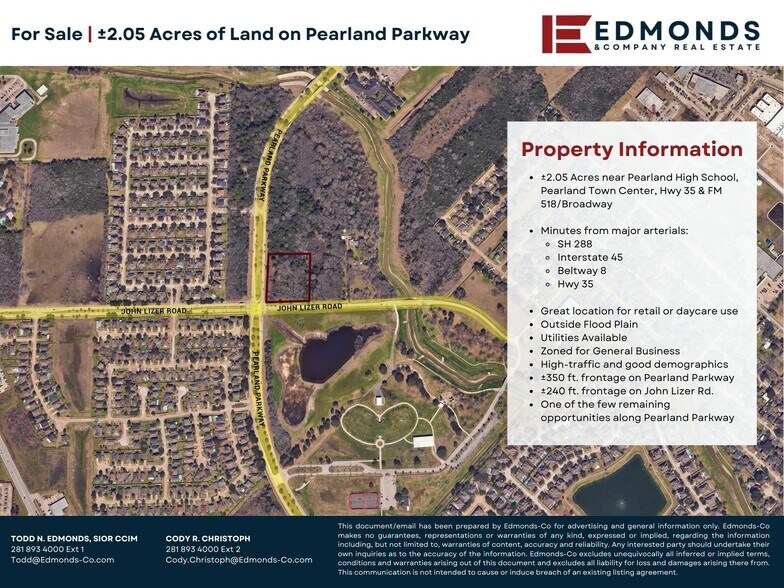 3301 Pearland Pky, Pearland, TX à vendre - Photo de l’immeuble – Image 2 sur 4