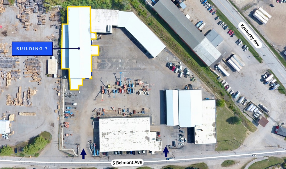 2075 S Belmont Ave, Indianapolis, IN à louer - Aérien – Image 3 sur 4