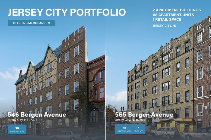 JERSEY CITY PORTFOLIO portefeuille de 2 biens à vendre sur LoopNet.fr - Photo de l’immeuble – Image 1 sur 13