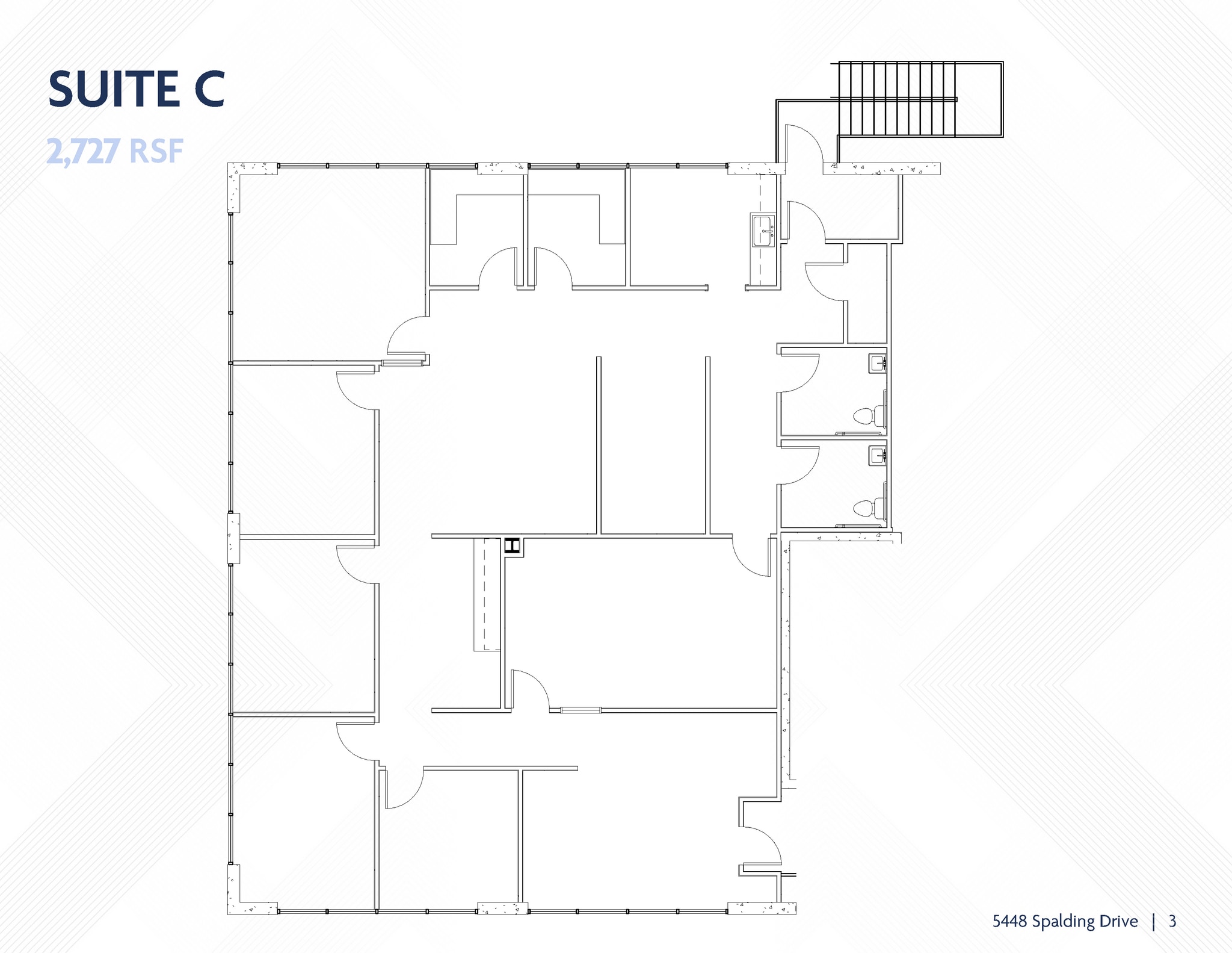 5448 Spalding Dr, Peachtree Corners, GA à louer Plan d’étage– Image 1 sur 14