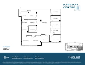 2745 Dallas Pky, Plano, TX à louer Plan d’étage– Image 1 sur 1