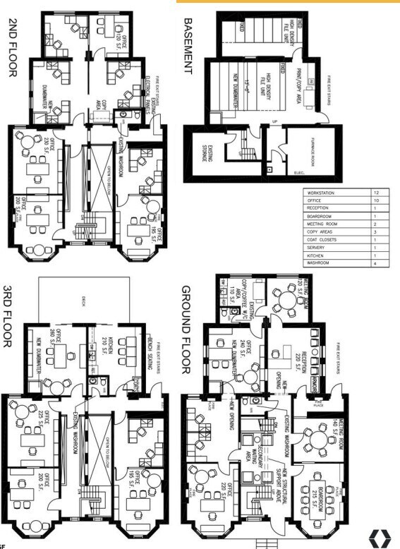 49-51 Gloucester St, Toronto, ON à louer Plan d’étage– Image 1 sur 1