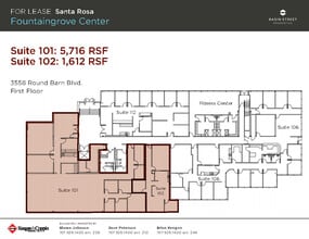 3550 Round Barn Blvd, Santa Rosa, CA à louer Plan d’étage– Image 1 sur 1