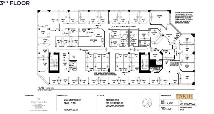685 Richmond St, London, ON à louer Plan d’étage– Image 1 sur 1