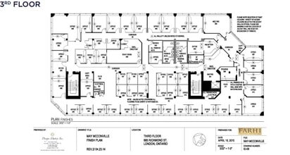 685 Richmond St, London, ON à louer Plan d’étage– Image 1 sur 1