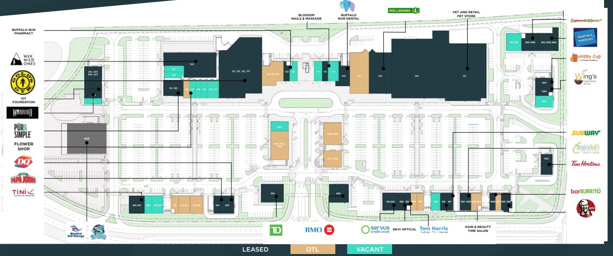 11501 Buffalo Run Blvd, Calgary, AB à louer Plan de site– Image 1 sur 1