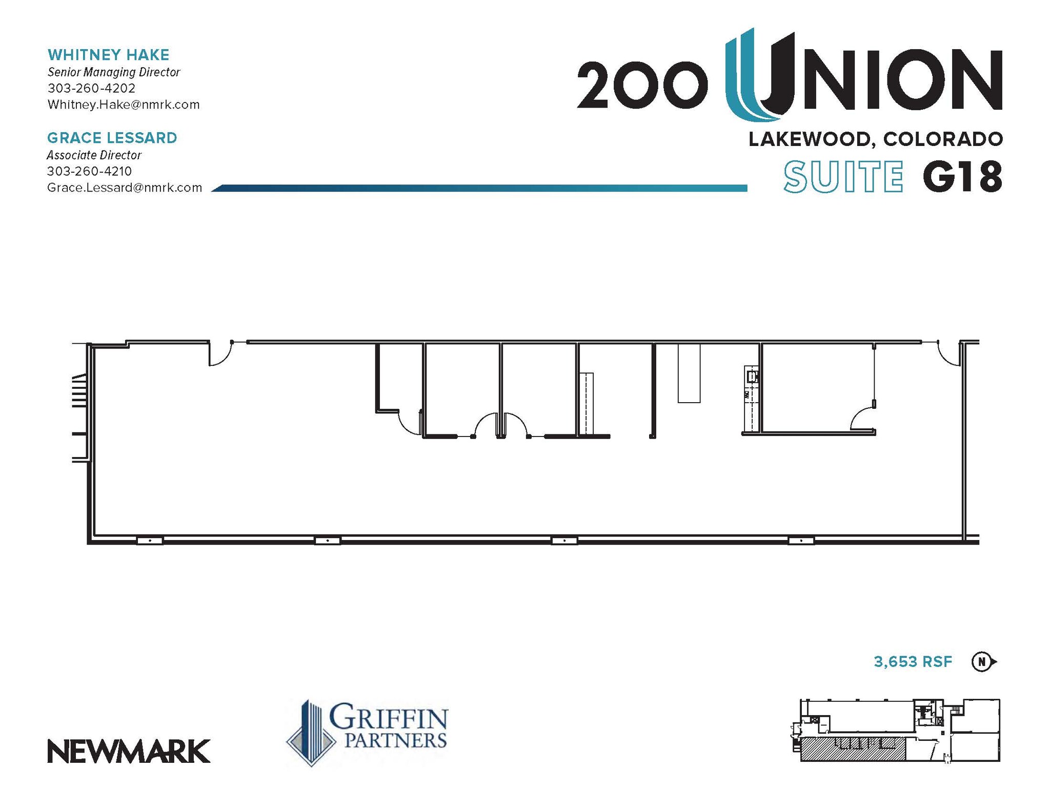 200 Union Blvd, Lakewood, CO à louer Plan d’étage– Image 1 sur 2